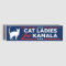 Cat Ladies for Kamala Harris 2024 Bumper