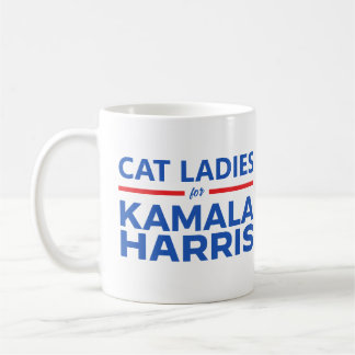 Cat Ladies for Kamala Harris Coffee Mug