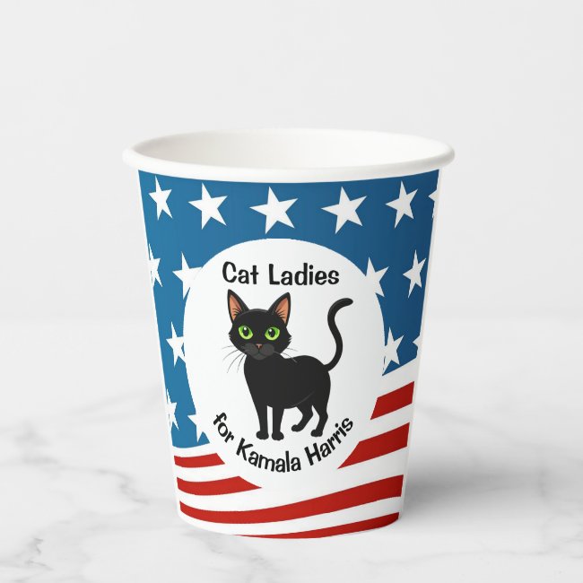 Cat Ladies for Kamala Harris Design