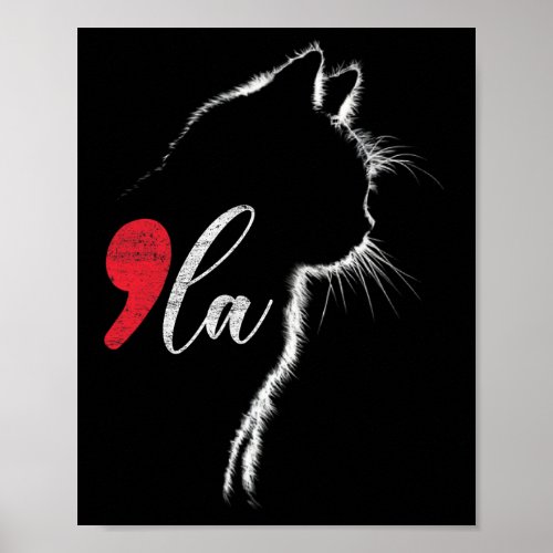 Cat Ladies For Kamala Harris For President 2024 Co Poster