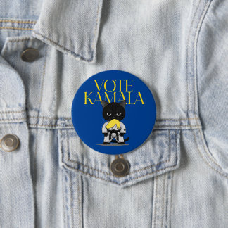 Cat Ladies for Kamala Harris Pin, Anti-Trump Button