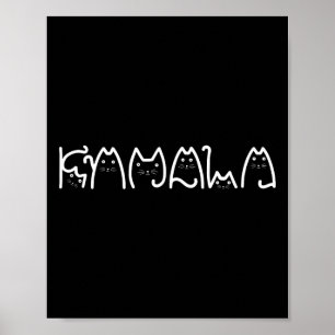 Cat Ladies For Kamala Harris Waltz Cat Lady Funny  Poster
