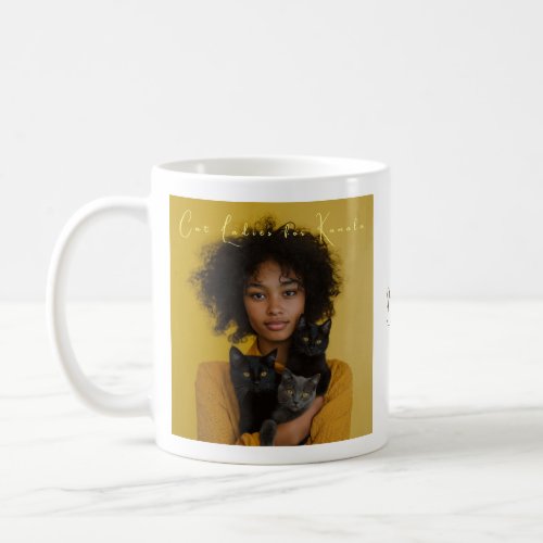 Cat Ladies for Kamala Ochre Mug