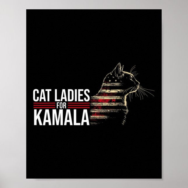 Cat Ladies For Kamala  Poster (Front)