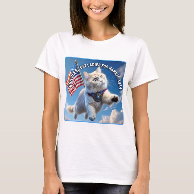 CAT LADIES FOR KAMALA T-Shirt (Front)