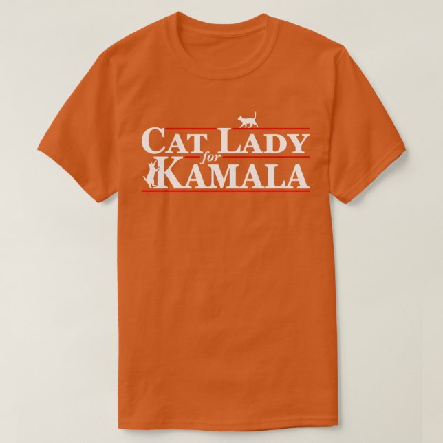 Cat Ladies For Kamala TShirt 7 (Design Front)