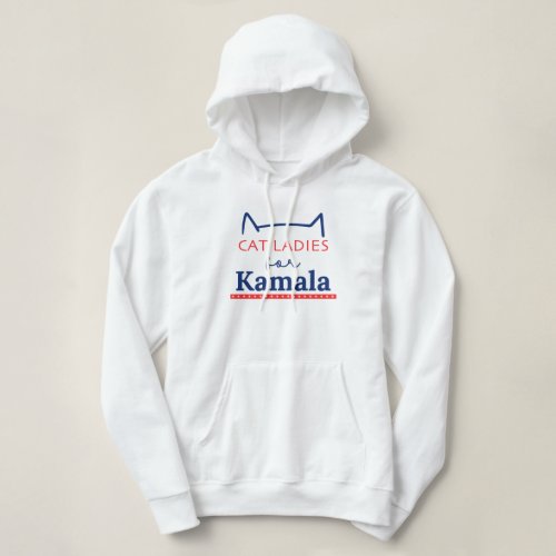 Cat Ladies For Kamala Womens Hoodie