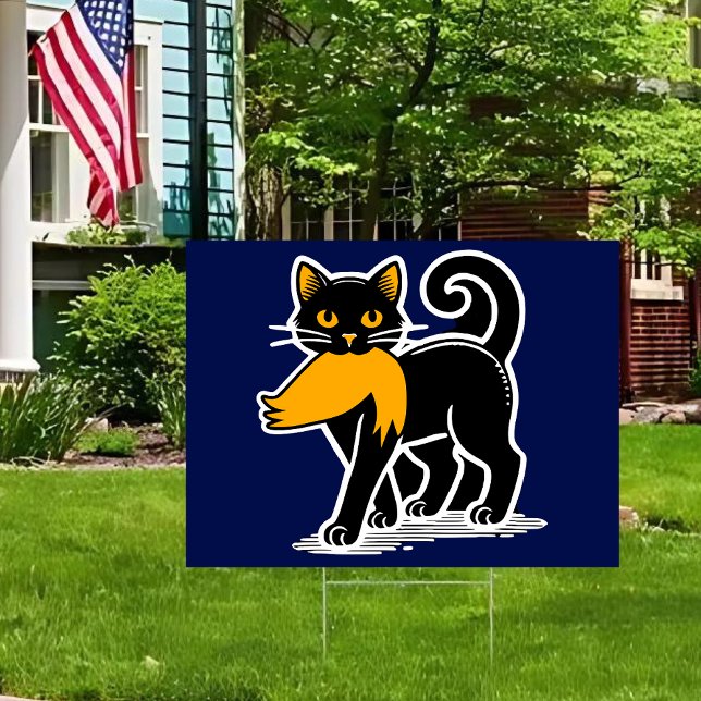 Cat Ladies Kamala | Harris Walz 2024 Blue Sign (Creator Uploaded)