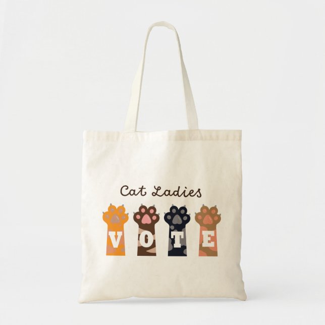 Cat Ladies Vote Tote (Front)