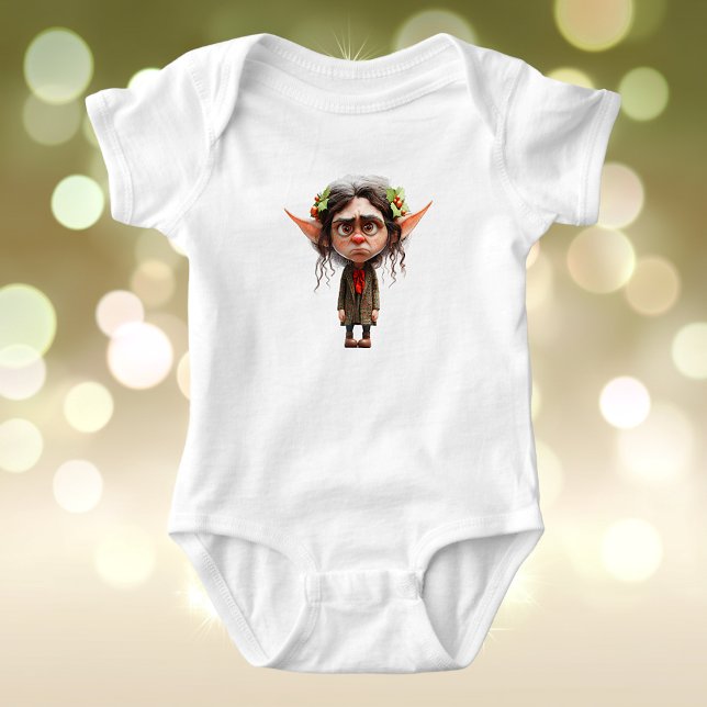 Cat Lady Christmas Elf Baby Bodysuit (Creator Uploaded)