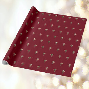 Cat Lady Christmas Elf Wrapping Paper