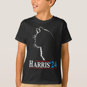 Cat Lady Funny Cat Ladies For Kamala Harris 2024 T-Shirt