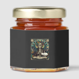 Cat Lady Haloween Skeleton Floral Moon Compass Honey Jar Favors