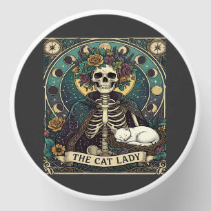 Cat Lady Haloween Skeleton Floral Moon Compass Mini Candle Favors