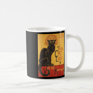 Cat Lady Kamala Le Chat Noir Funny Ballot Coffee Mug