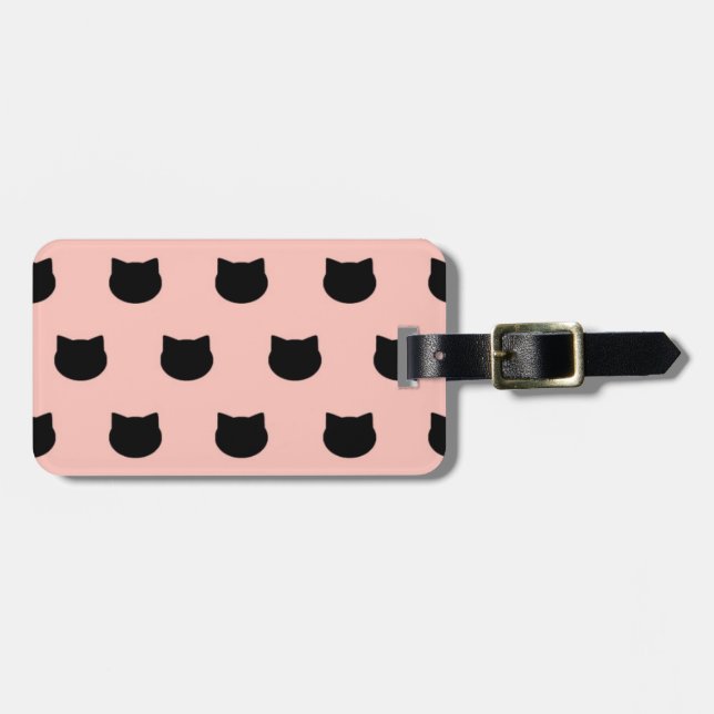 CAT LADY luggage tag (Front Horizontal)