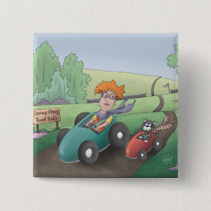 Cat Lady Road Rally Button