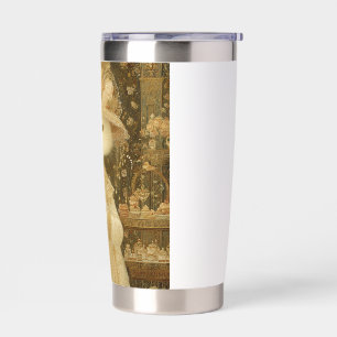 Cat Lady Snow – Victorian Cat with Teacup Insulated Tumbler