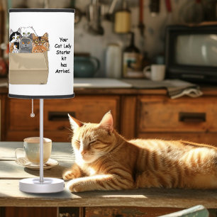 Cat Lady Starter Kit Table Lamp
