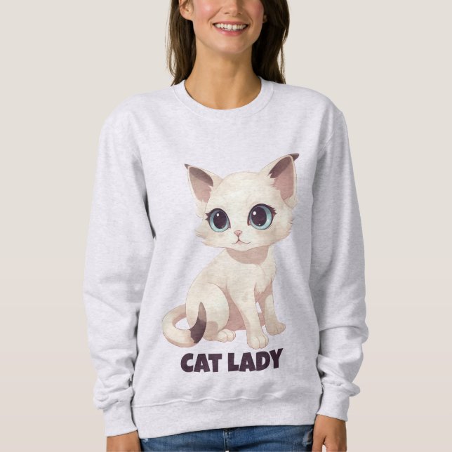 Cat Lady Sweatshirt (Front)