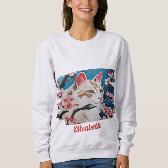 Cat Lady T-Shirt Sweatshirt (Front)