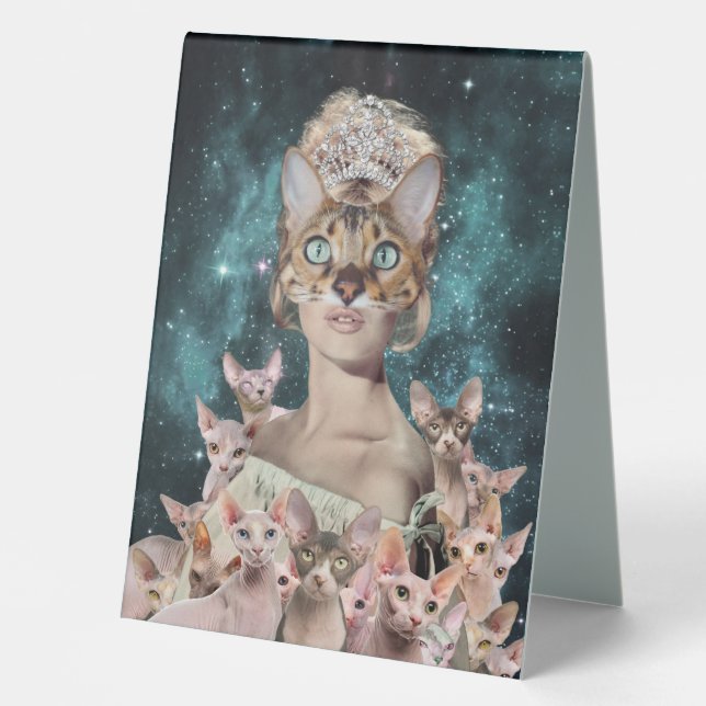 Cat Lady Table Tent (Front)