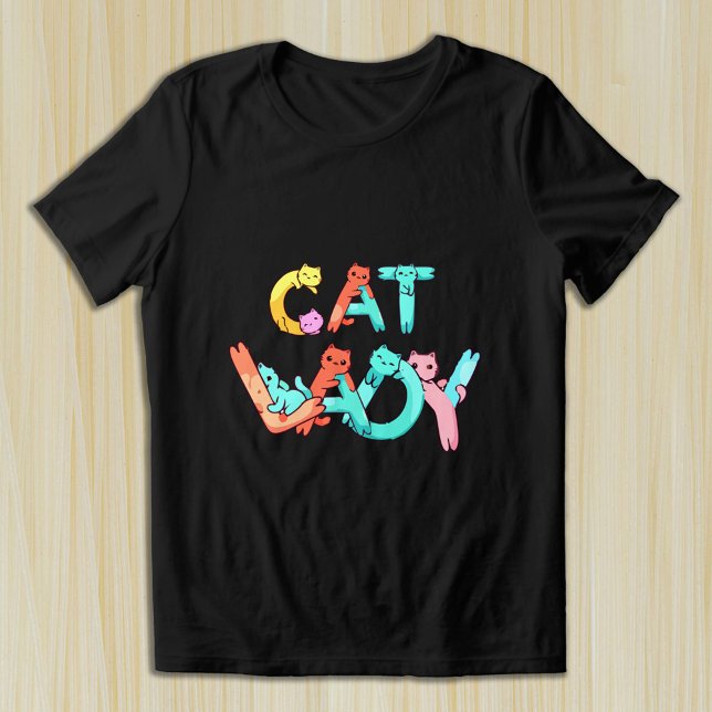 cat lady  Tri-Blend shirt (Creator Uploaded)
