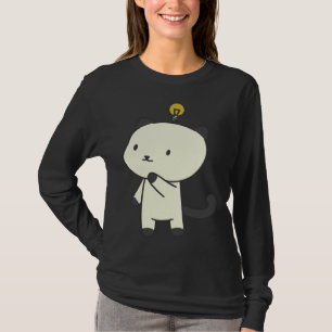 cat lamp thinking T-Shirt