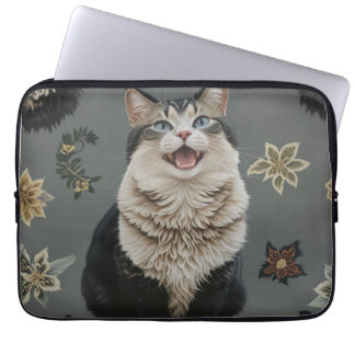 cat laptop case