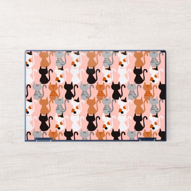 cat laptop cover HP laptop skin (Front)