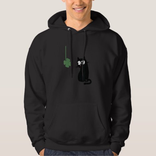 Cat Leprechaun  Cat  Shamrock St Patricks Day Hoodie