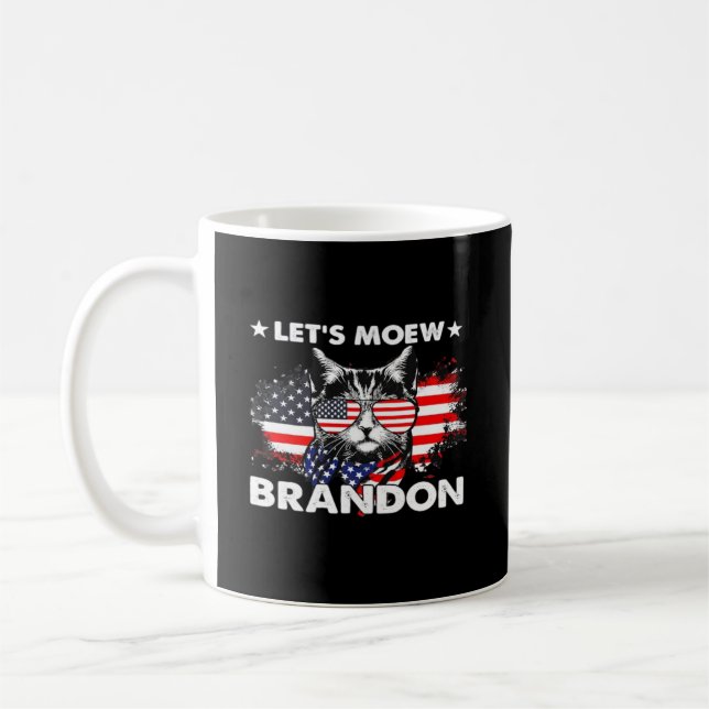Cat Lets Meow  Coffee Mug (Left)
