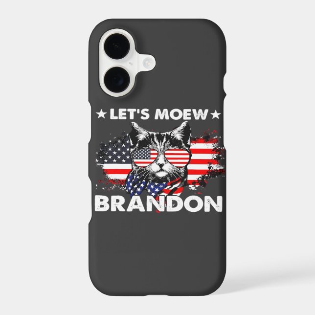 Cat Lets Meow  Iphone Case (Back)