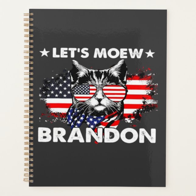 Cat Lets Meow  Planner (Front)