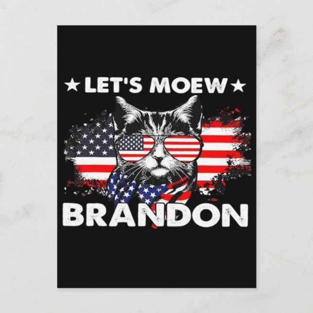 Cat Lets Meow  Postcard (Front)