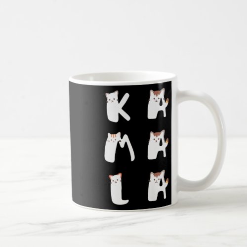 Cat Lettering Positive Funny Kamala Harris Walz Wa Coffee Mug