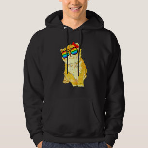 Cat Lgbt Gay Rainbow Pride Flag Boys Men Girls Wom Hoodie