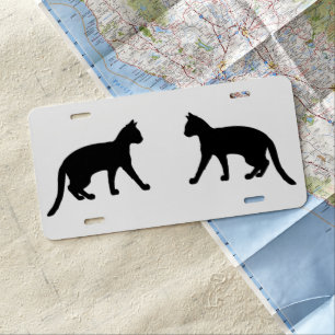 Cat License Plate