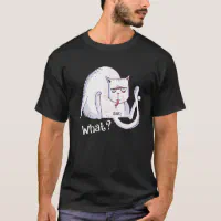 Cat licking outlet shirt