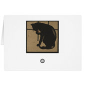 Cat Licking its Paws (Back Horizontal)