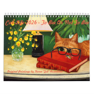 Cat Life 2026 Calendar "To Bee Or Not To Bee"