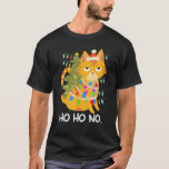 cat light chain fir tree Cat owner T-Shirt