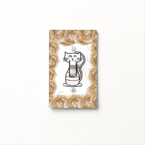 Cat Light Switch Cover