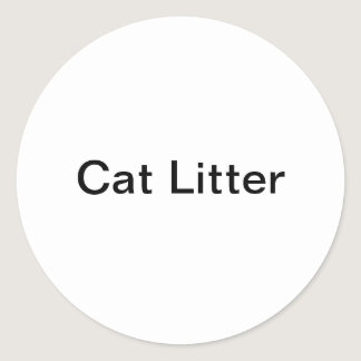 Cat Litter Stickers