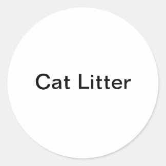 Cat Litter Stickers