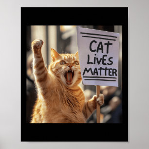 Cat Lives Poster