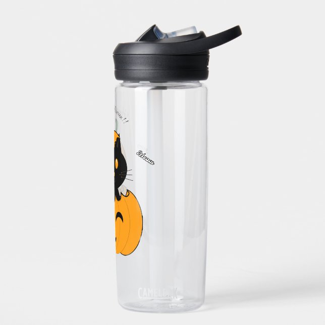  Cat-lloween  Botella de agua Water Bottle (Left)