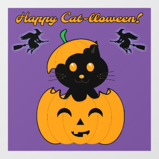 Cat-lloween Wall Decal
