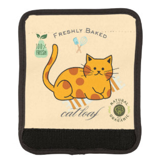 Cat Loaf Funny Luggage Handle Wrap