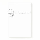 Cat Loaf Sketch Procrastinator Notepad